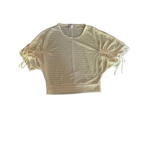 MOA U.S.A. Striped Cropped Top